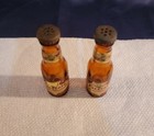 Vintage Falstaff Beer Bottle Salt   Pepper Shakers 4 3 8  Tall