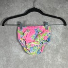 Lilly Pulitzer Baby Diaper Cover Girls Size 6-12 Months Pink Blue Floral Summer
