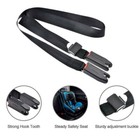 165cm Adjustable Isofix Latch Child Car Seat Anchor Strap Connector Belt Black