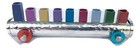 New Jewish Hanukkah Menorah Colorful Train Design Aluminum Textured