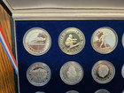1984 Yugoslavia Sarajevo Winter Games Silver Proof 15 Coin Set