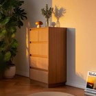5 Drawer Dresser For Bedroom  Modern Chest Of Drawers  Wooden Storage Organizer