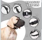 Dog Muzzle mesh Soft Muzzle For Medium Sized Dogs  M 