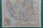 Pacific States Vintage Original Antique 1884 Ivison Blakeman Taylor Atlas Map