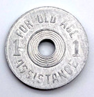 Oklahoma Consumer s Tax Old Age Assistance Vintage Old Age Tax Token