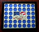 36 Poker Chip Display Framed Insert For Harley Davidson casino Bike Cut Out 2