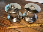 Nice Clean Pair Polished S s  Barient 22  Two Speed Winches  35 1 Power Ratio