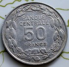 Coin Cameroon 50fr 1960 Aunc 155-172