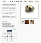 Brusso Precision Ball Catch Bc- 265 Solid Brass Fine Cabinetry - 150  For Ten 