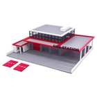 Outland Models Miniatures Modern Style Fire Dept Station 1 87 Ho Scale