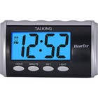    hearesy Talking Alarm Clock For Visually Impaired Large Numbers For Senior Gift