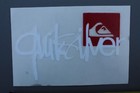 Quiksilver Surfboards Graffiti Red White Qs Vintage Surfing Sticker Window Decal