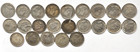 1910-1961 Australia 6 Six Pence Silver 23 Coin Set Km 58 No Duplicates 