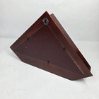 American Soldier Army National Guard Wood Flag Display Case Triangle Shadow Box
