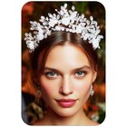  Rhinestones Tiara And Crown Silver Wedding Headband Princess Crown Hair 