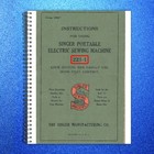 Singer 221-1 Featherweight Operators Manual   Teacher s Textbook Bundle