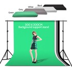 Photo Studio Softbox Lighting Kit Tripod Stand Umbrella Green Screen Backdrop