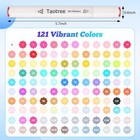 Taotree Alcohol Markers 121 Colors Dual Tips Art Markers Sketch Pens Set  Art