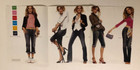 Sarah Jessica Parker Vintage Gap 3-page Magazine Folded Print Ad Fall 2004