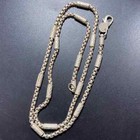 Old Chinese Antique Tibet Collection Hand-carved Lucky Necklace Men s Jewelry