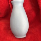 Vintage Jasperware Blue   White Bird Scene Vase 5 75 