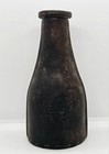 Antique Stitched Leather Kelly Pool Shaker  Tally Bottle Pea Pill Pool Billiards