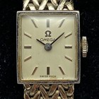 Omega 15mm 10k Gold Filled White Dial Swiss Vintage Women s Watch 28 0g