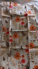 Vintage Vera Neumann Linen Dish  Kitchen Tea Towel Floral Flowers Leaf Nwt Nos