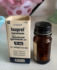 Vintage Winthrop  isuprel  Medicine Bottle   Box  Expired 