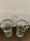 Vtg  Set Of  2x Eagles Coca-cola Glass Nice  Drinking Cup Beer Philadelphia Nfl