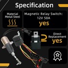 Fuel Shut Off Solenoid Timer Relay Kit For Bobcat 743 753 763 773 6670312 668151