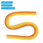 120pcs Quilling Strips Paper 3mm 21  Origami Paper Gradient Light Yellow