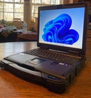Blue Getac Toughbook Laptop Win 11  I5 2 6ghz 8gb 250gb Dual Battery Touch