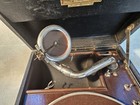 Antique Hmv Portable Gramophone Phonograph     Working     Complete     Plays Well