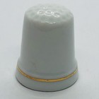 Bahamas Souvenir Porcelain Thimble W  Dolphins