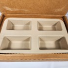 Pampered Chef  1418 Family Heritage Classics Stoneware Mini-loaf Pan New