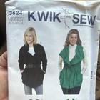 Kwik Sew Sewing Pattern 3624 Vintage 1990 s Uncut Fall Jacket Sewing Pattern