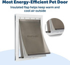 Petsafe Extreme Weather Aluminum Pet Door - Energy-saving Thermal Barrier Pet Fl