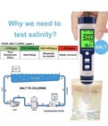 5 In 1  Pool Salt Tester   Ph Meter Digital Tds Meter For Salinity Ph Temp  Ec 