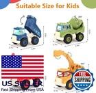 Construction Toys For Kids 2-5  Excavator Truck  Dump Crane  Cement Mixer