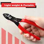 4-in-1 Wire Service Pliers Crimper Stripper Cutter Gripping For 12-20awg Cable