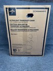 Medline Mds808200f3s 19in  Ultralight Transport Wheelchair  Black 300lb Capacity
