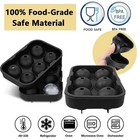 Ice Balls Maker Round Sphere Tray Mold Cube Whiskey Ball Food Grade Silicone