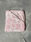 Aden Anais Baby Blanket Pink Tie Dye Flowers Roses White Viscose Soft Swaddle