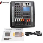 4 Channel Pro Power Mixer Audio Mixing Amplifier 99 Dsp W usb 110-220v Bluetooth