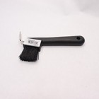 Hoof Pick With Brush Rubber Black 245859