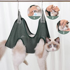 Portable Pet Dog Cat Grooming Hanging Hammock Harness Breathable Groom Helper Us