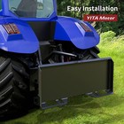 3 Point Attachment Adapter Skid Steer Plate 2  Trailer Hitch Receiver Adjustable