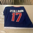 Jack Ocallahan  17 Usa Hockey Jersey Large Miracle On Lce
