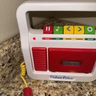 Fisher Price Mattel 2017 Retro Cassette Player Recorder Microphone Tape Works
